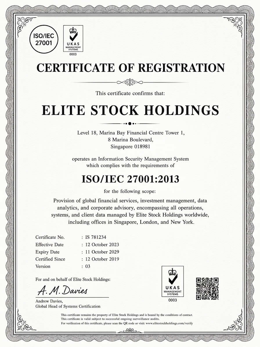 ISO/IEC 27001 Certification