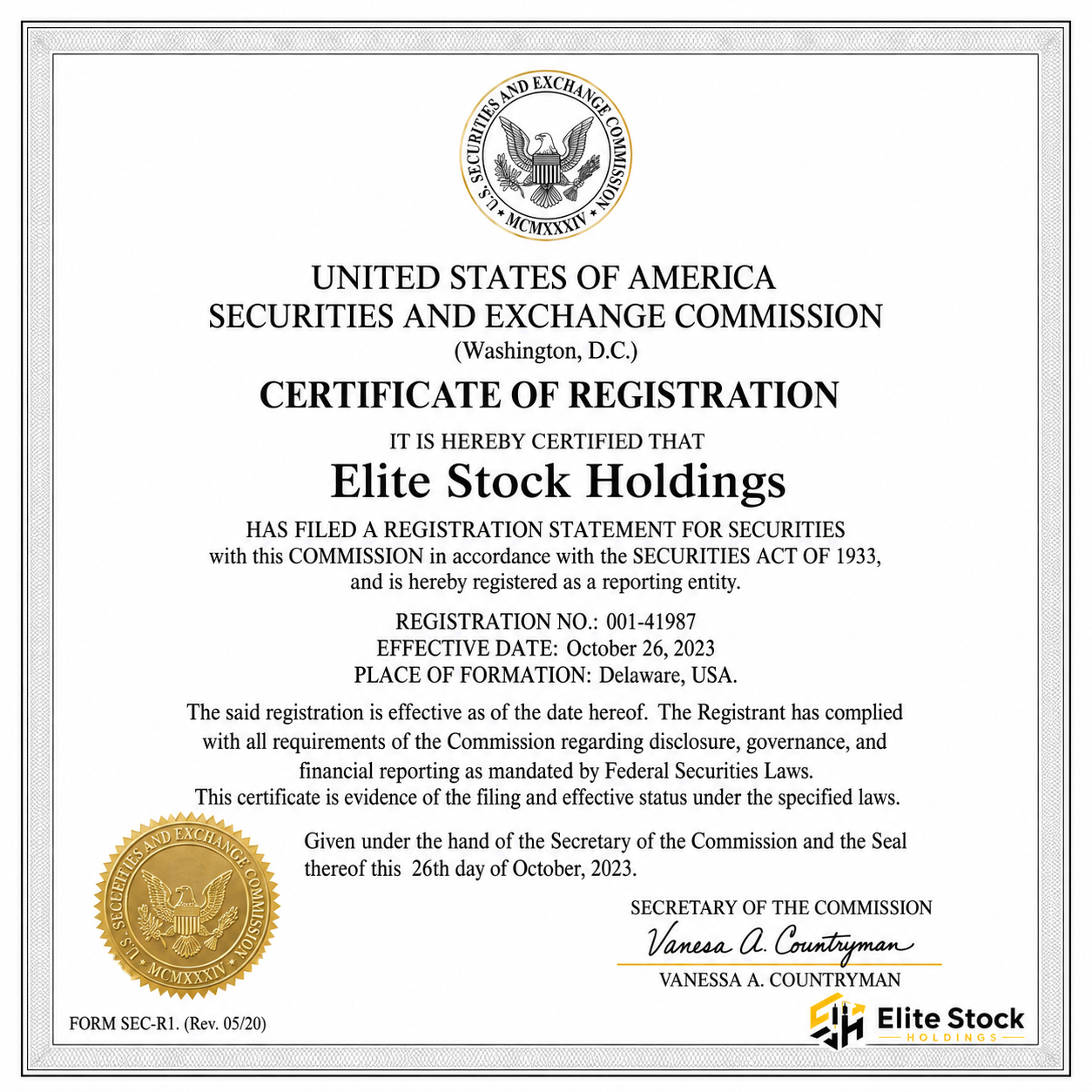 SEC Registration